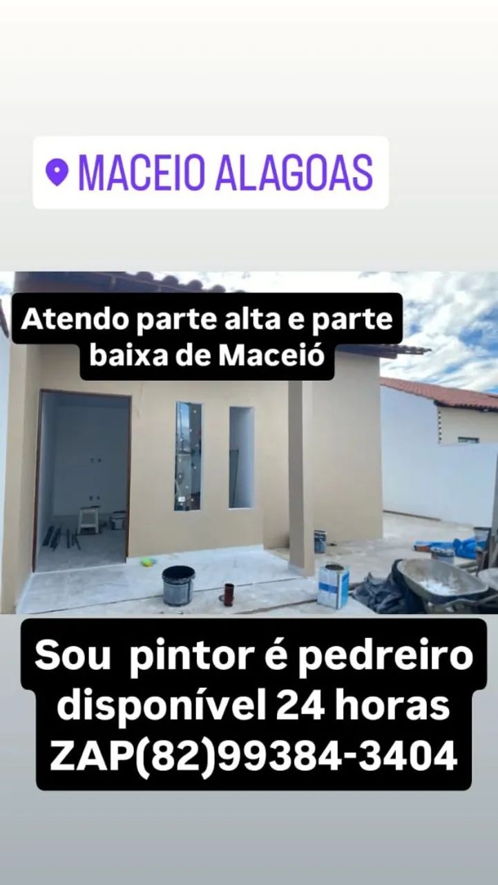 Pedreiro, pintor da parte baixa 