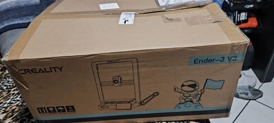 IMPRESSORA 3D CREALITY ENDER-3 V3 - SUPER NOVA E COMPLETA! - Foto 4