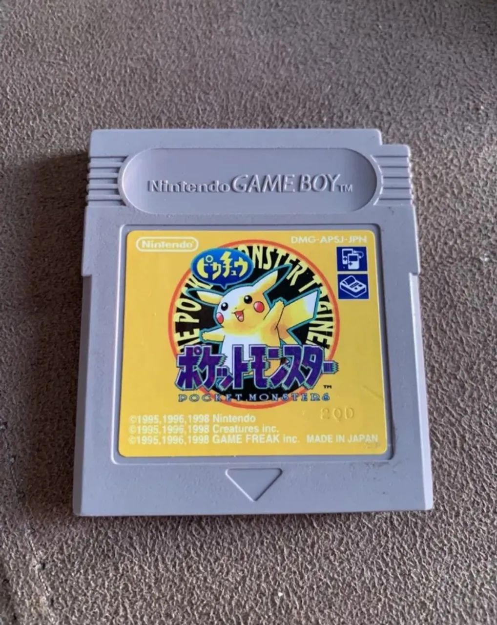 Pokémon Yellow original Japonês 