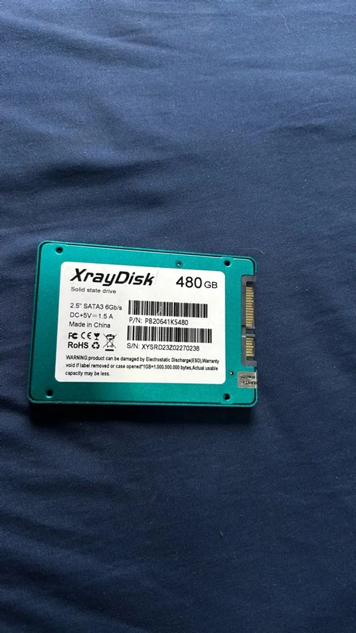 Vendo ssd sata 480gb 2.5 - Foto 2