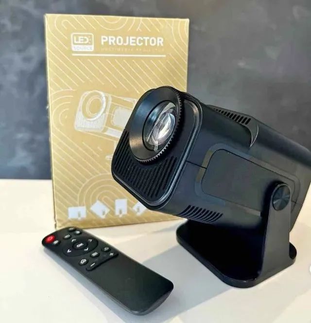 Projetor 4K HY320 Android WiFi Bluetooth Mini Projetor Portátil Full HD
