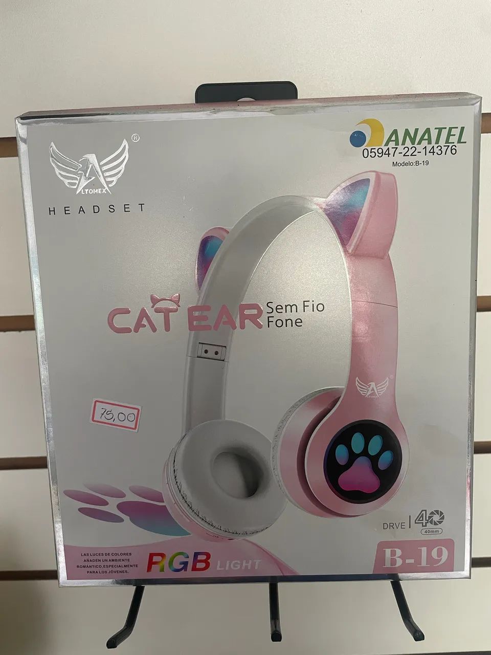 Fone de gatinho