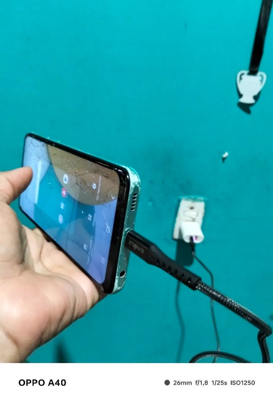 Samsung A 03 CORE/ tela trincada e entrada de voz chiando , porém funcionando normalmente - Foto 4