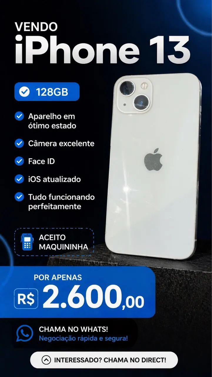 iPhone 13 - Celulares e Smartphones - Chácara, Betim 1496068242 | OLX