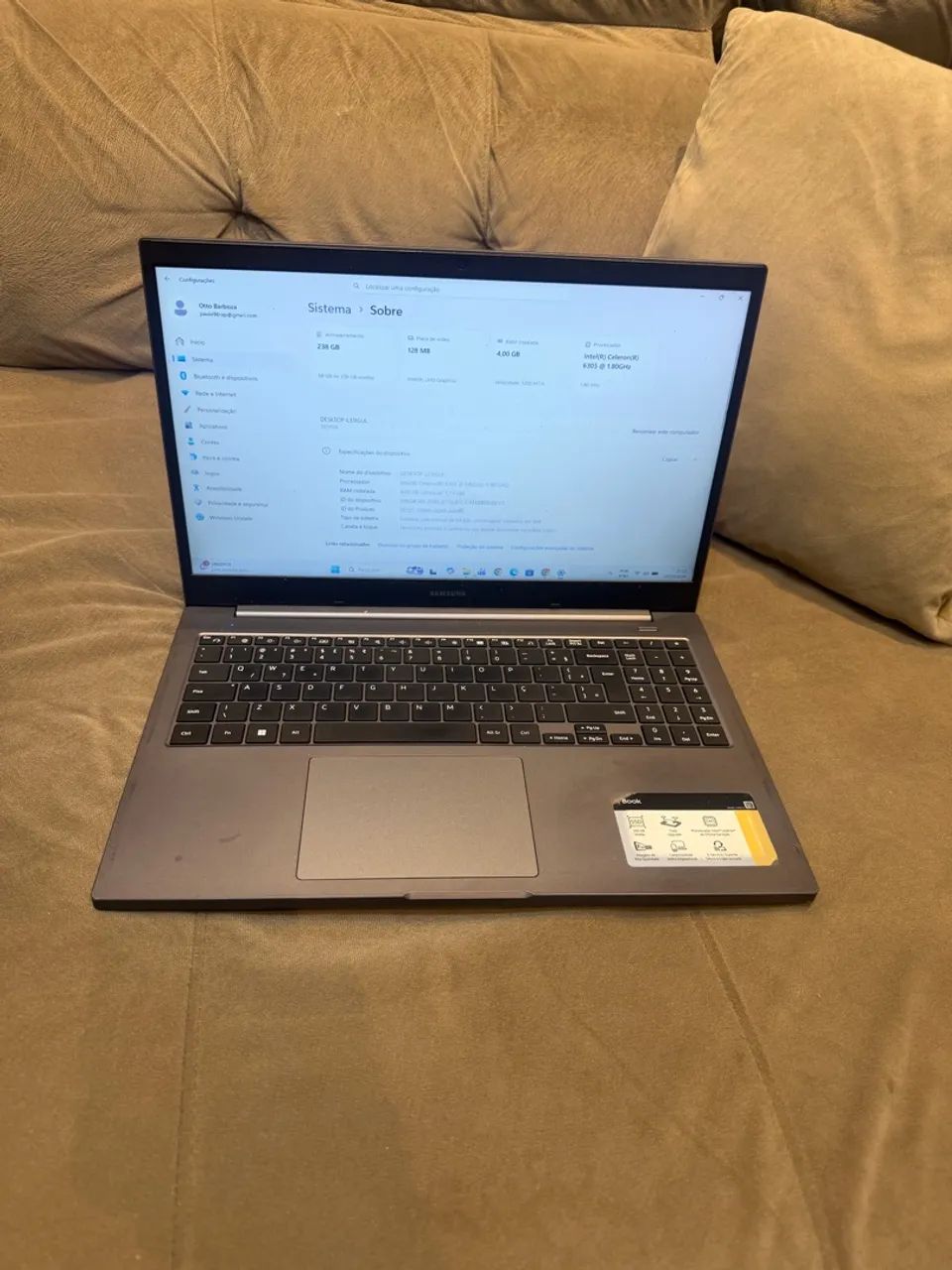 Notebook Samsung  - Foto 2