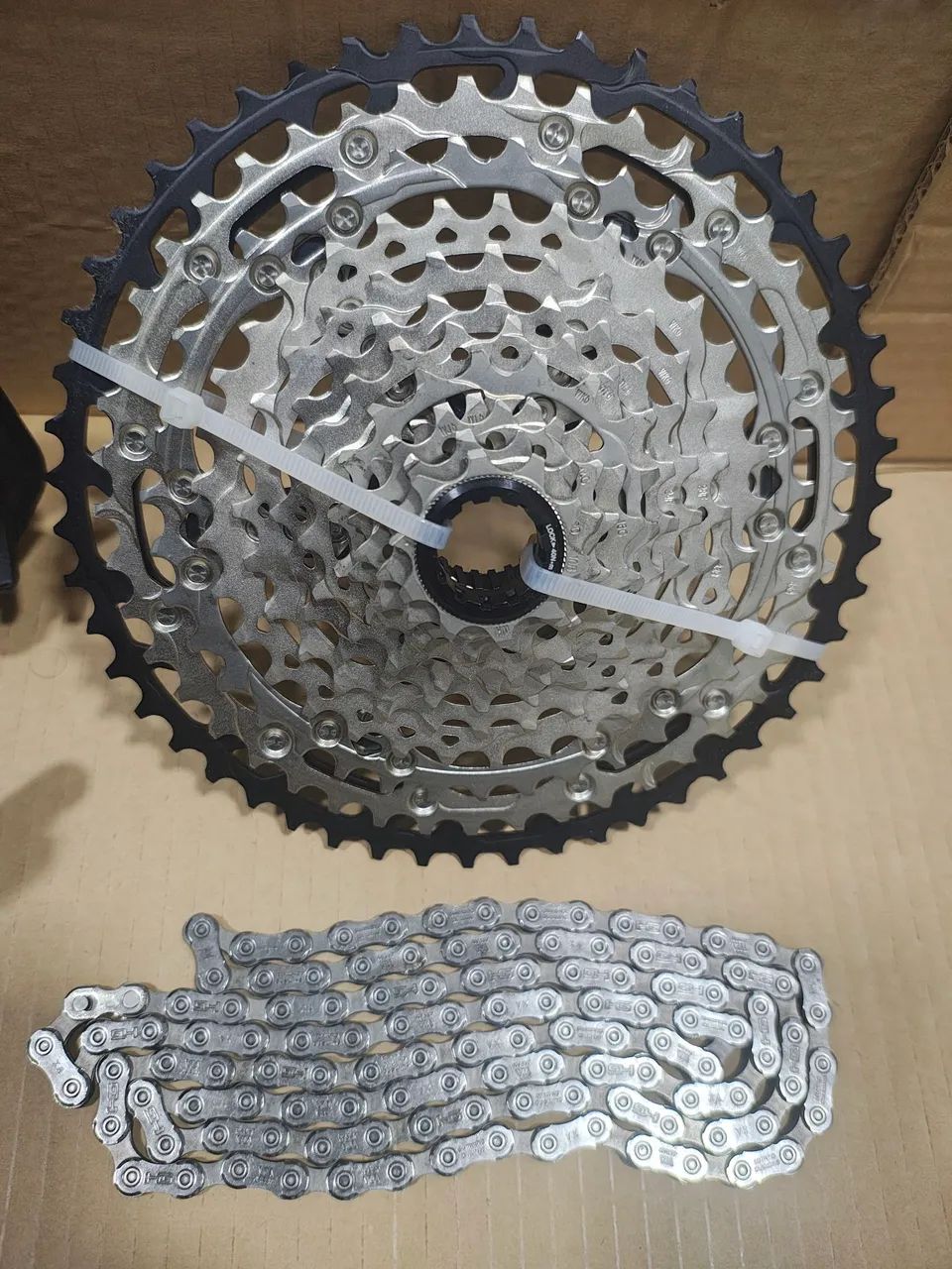Relação shimano SLX m7100 ... corrente + cassete  - Foto 2