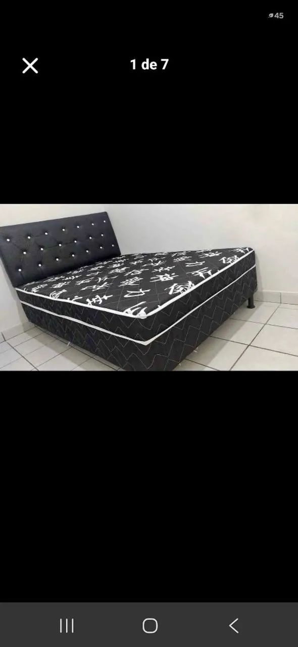 Cama box casal 