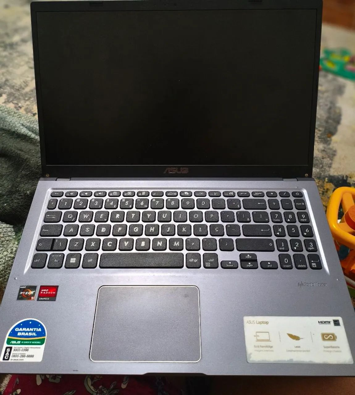 Notebook ASUS M515DA-BR1213W - Cinza