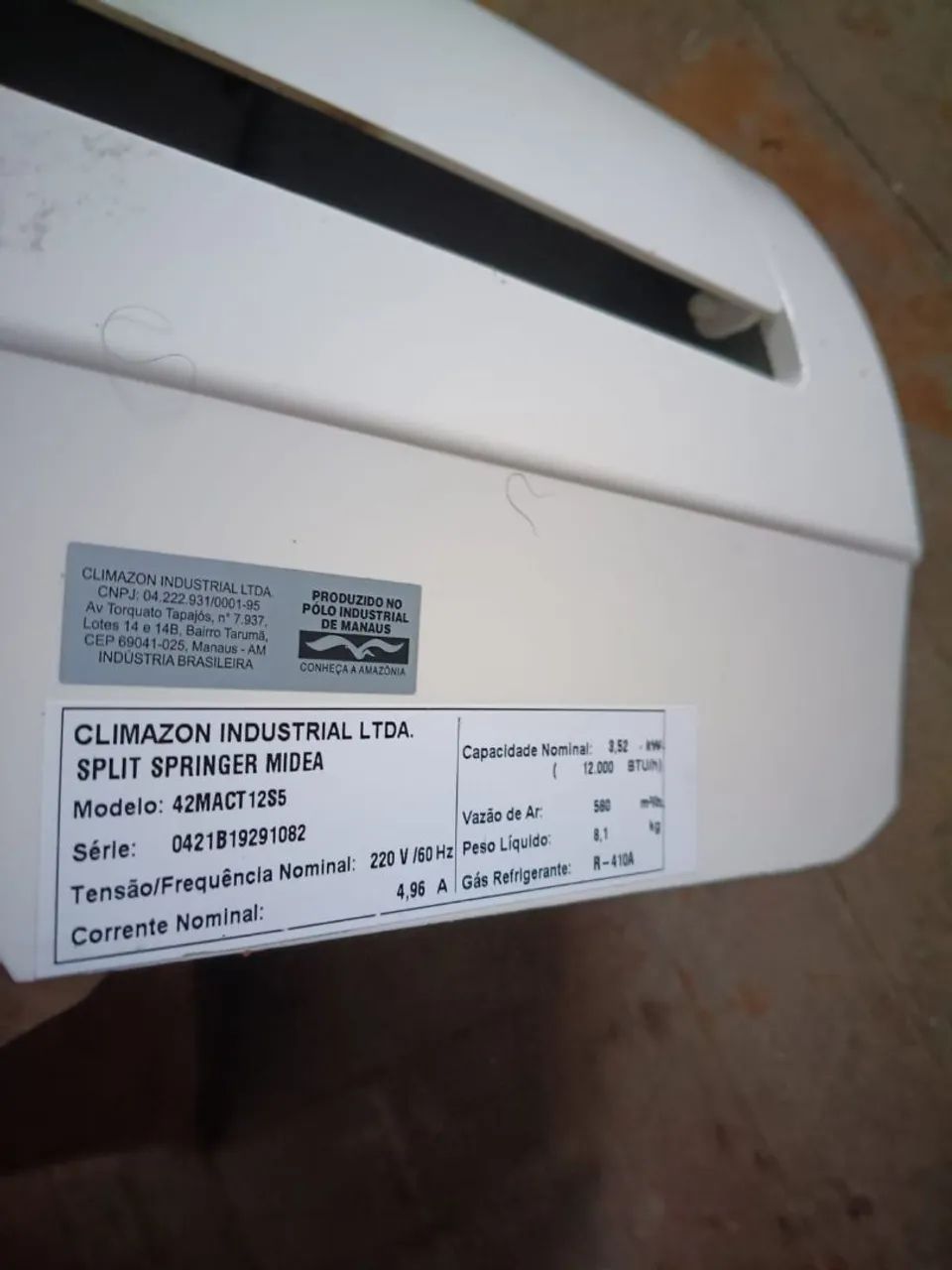 Ar Condicionado Split Midea Carrier - Foto 3