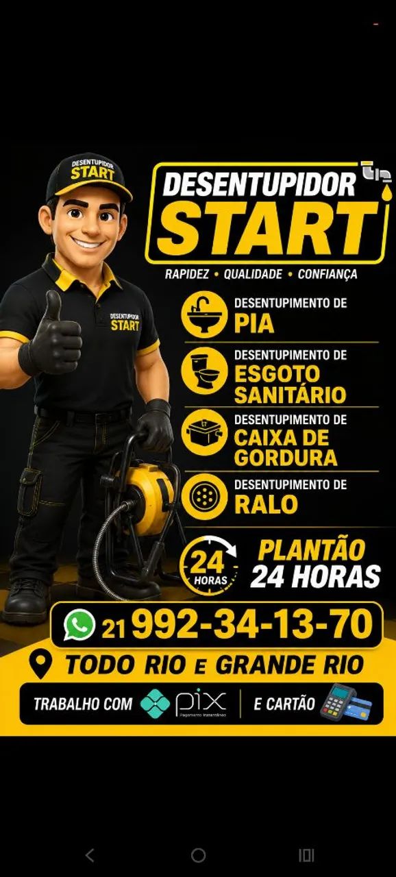 Desentupidora esgoto 