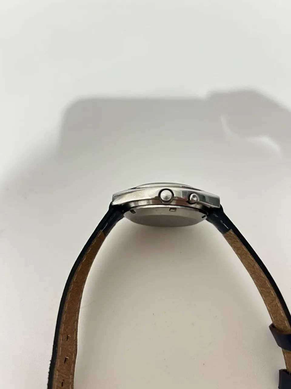 Orient 3 Estrelas Automático - Clássico Vintage com mostrador azul degradê  - Foto 4