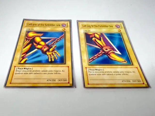 Mini Cards Yu-Gi-Oh Exodia - Colecionável Anos 2000 - Foto 3