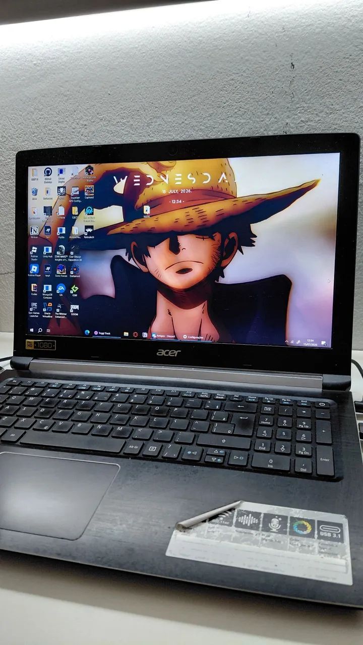 Notebook acer aspire A515-51G