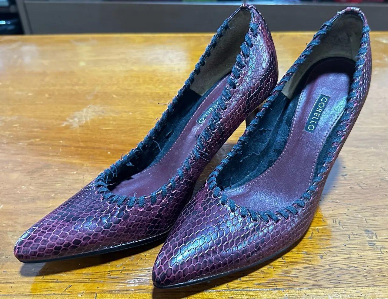 Scarpin Corello Vinho 33 - Foto 3