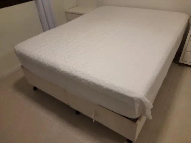 Cama Queen (Box e Colchão) - Foto 2