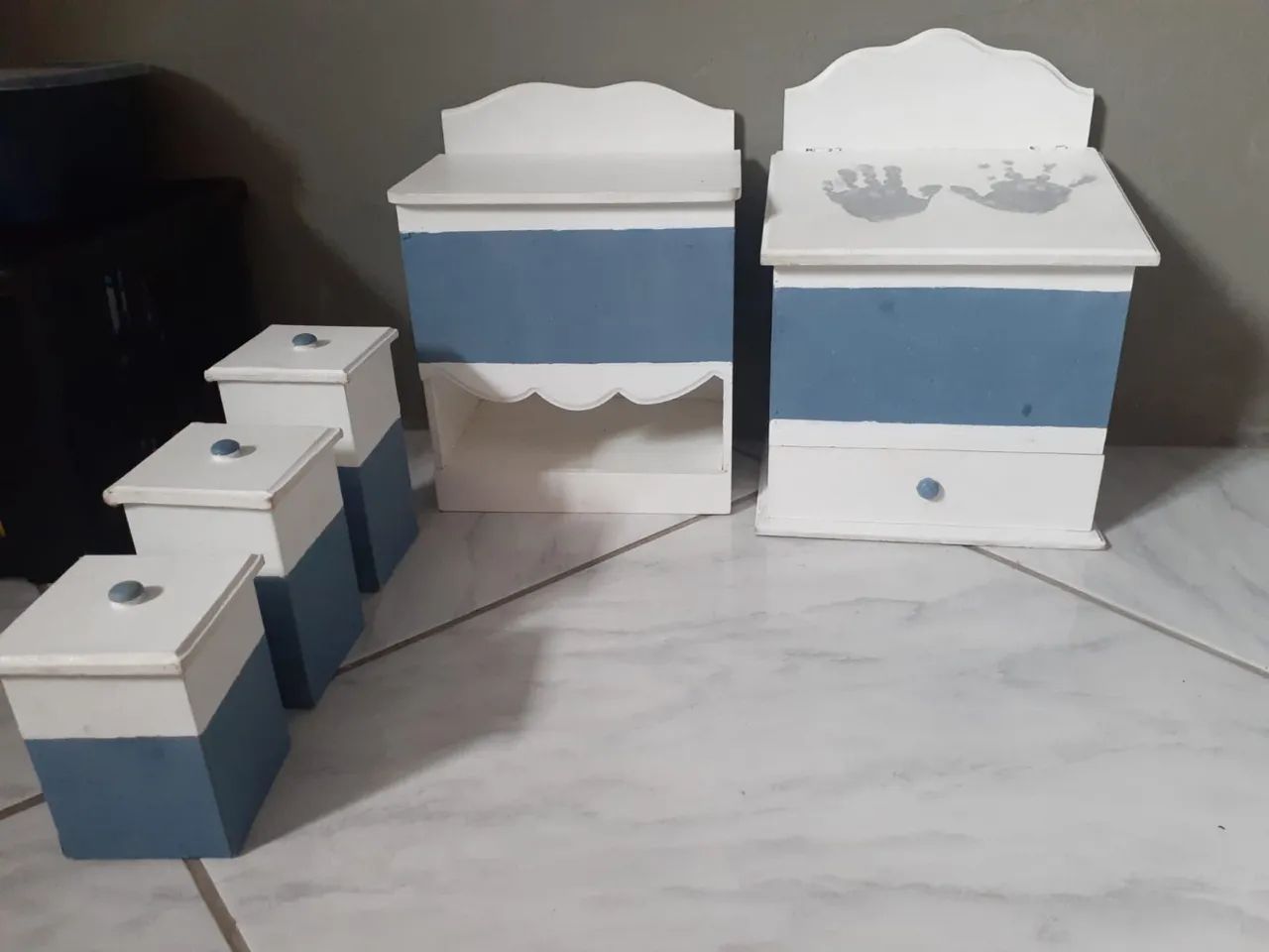 Kit higiene bebê MDF