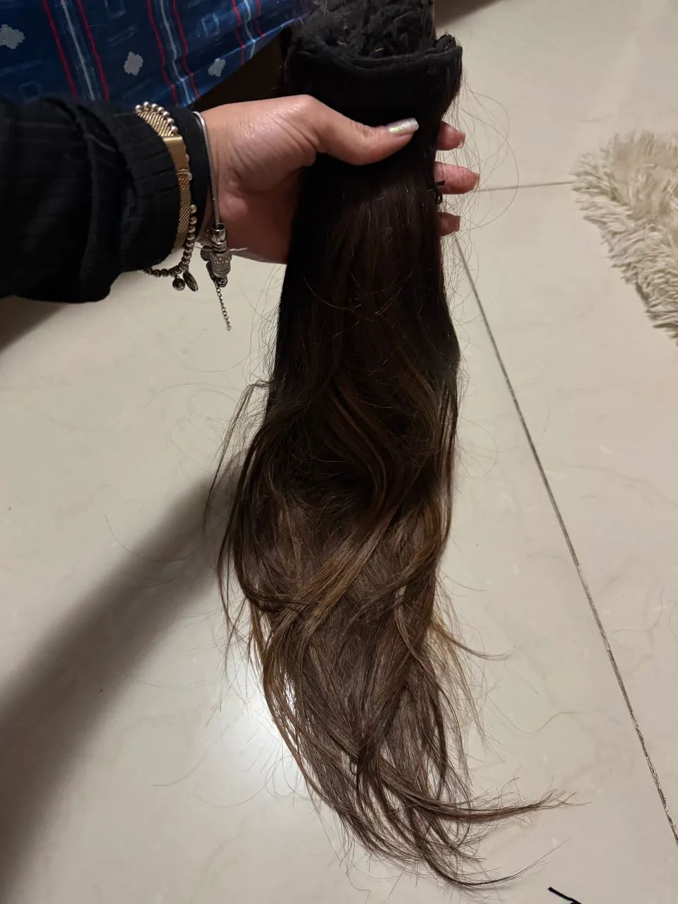 Cabelo brasileiro 55 centímetros  - Foto 3