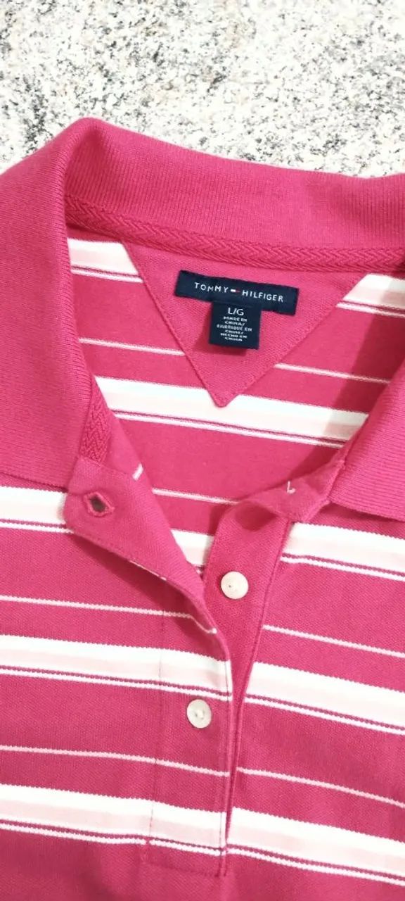Camiseta Polo Tommy Hilfiger Original Importada G  - Foto 2