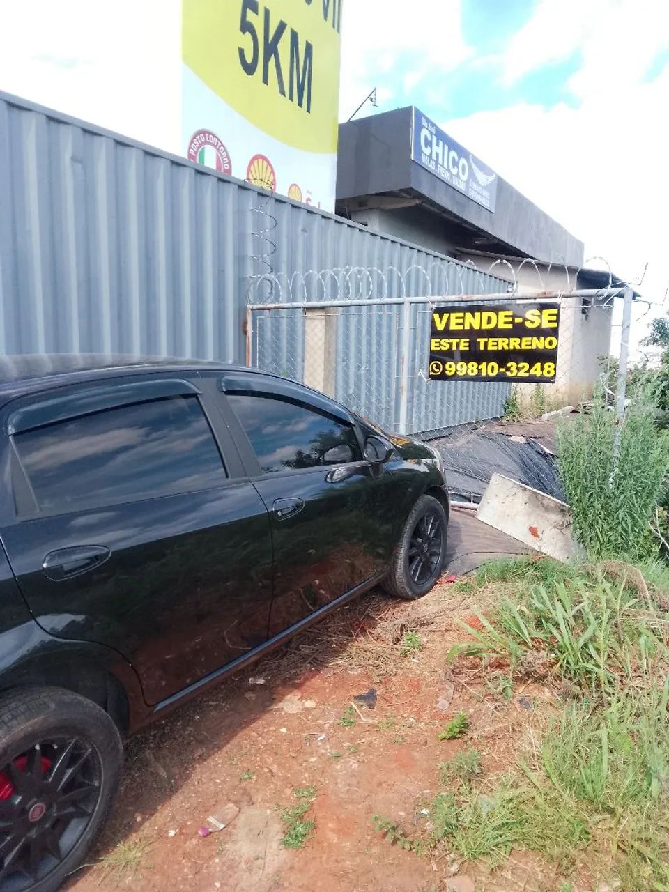 Terreno na beira da BR sentido Castrostro