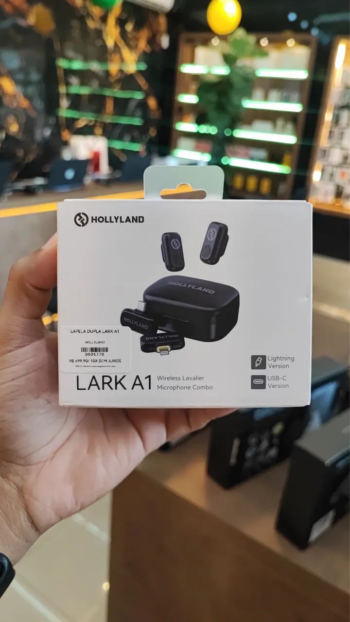 Microfone de Lapela Hollyland Lark A1