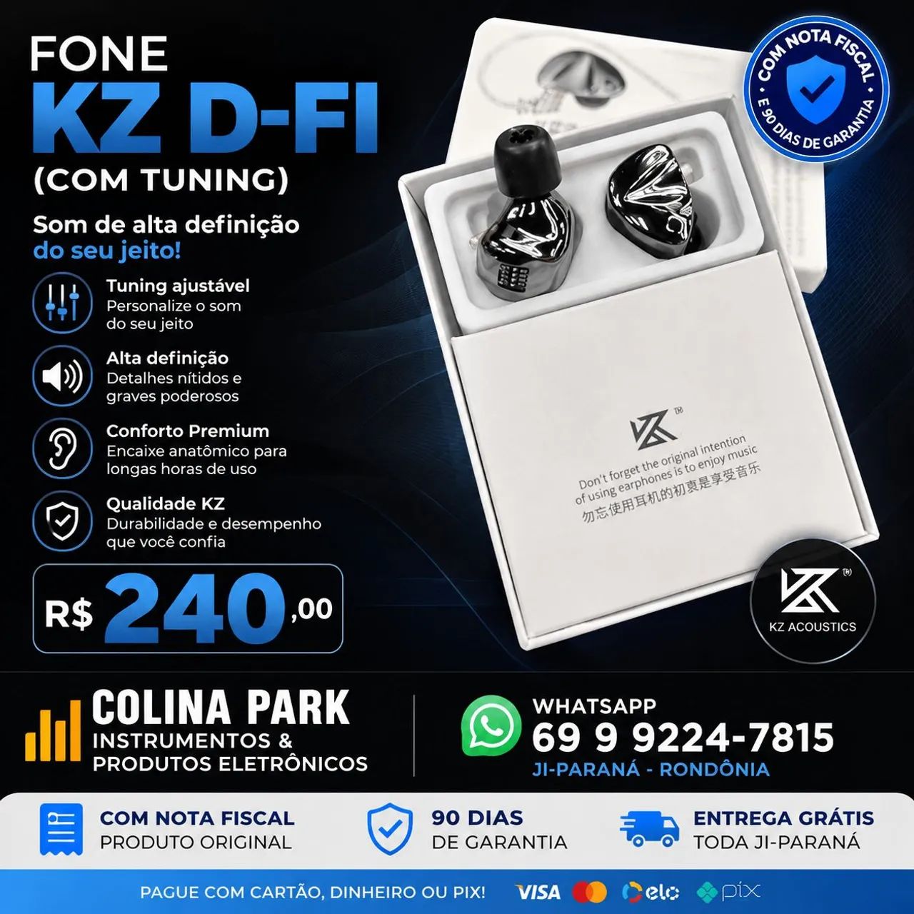 Fone Kz Di-Fi