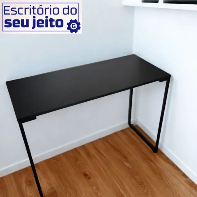 Mesa de Escritório NOVA Estilo Industrial Multiuso para Notebook Computador Estudo Birô - Foto 2