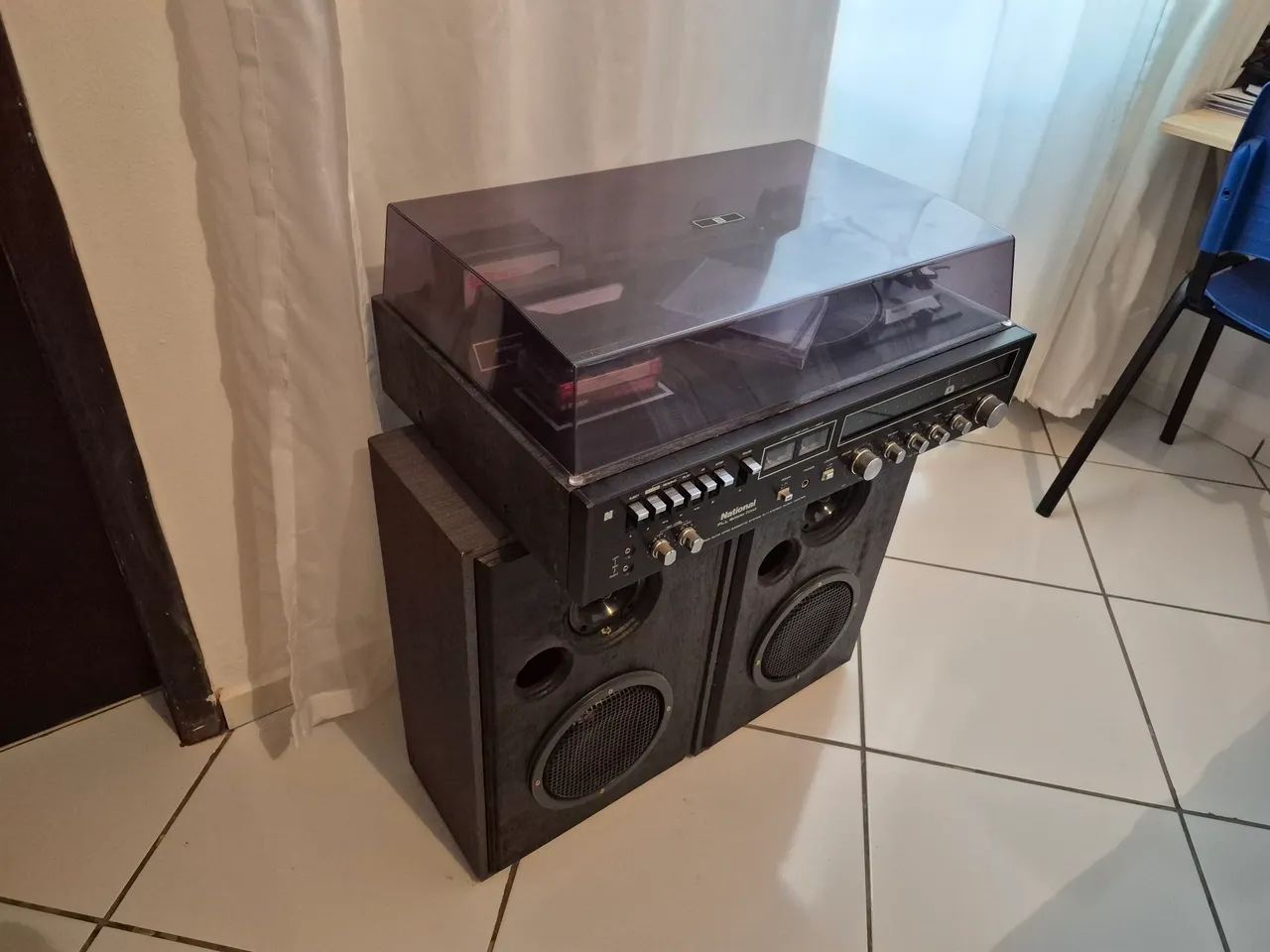 Aparelho de Som Vintage 3x1 National SS-7070A - Clássico