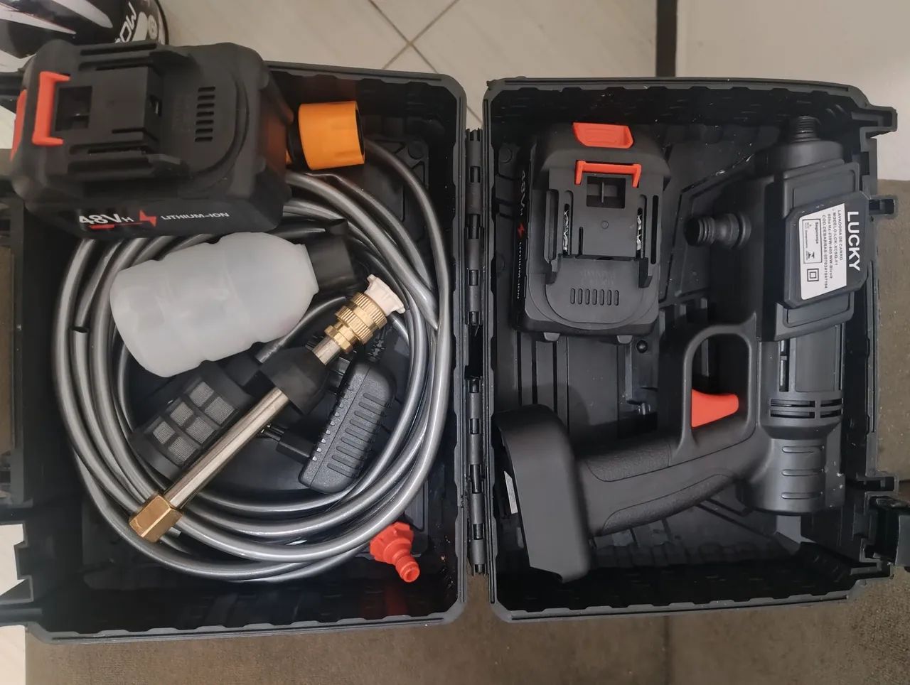 Lavadora de alta pressão portátil  - Foto 3
