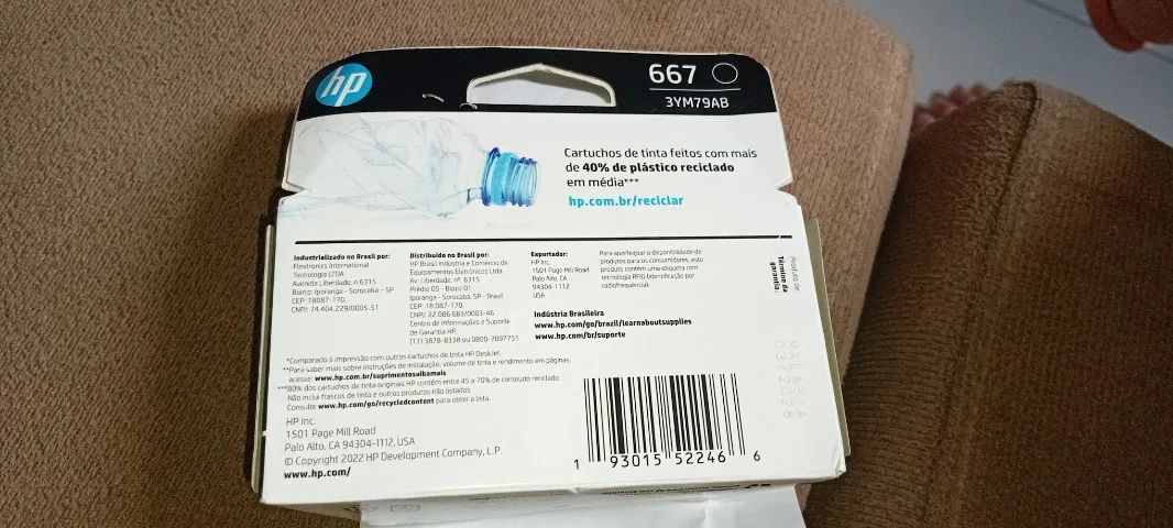 Cartucho HP 667 - Foto 4