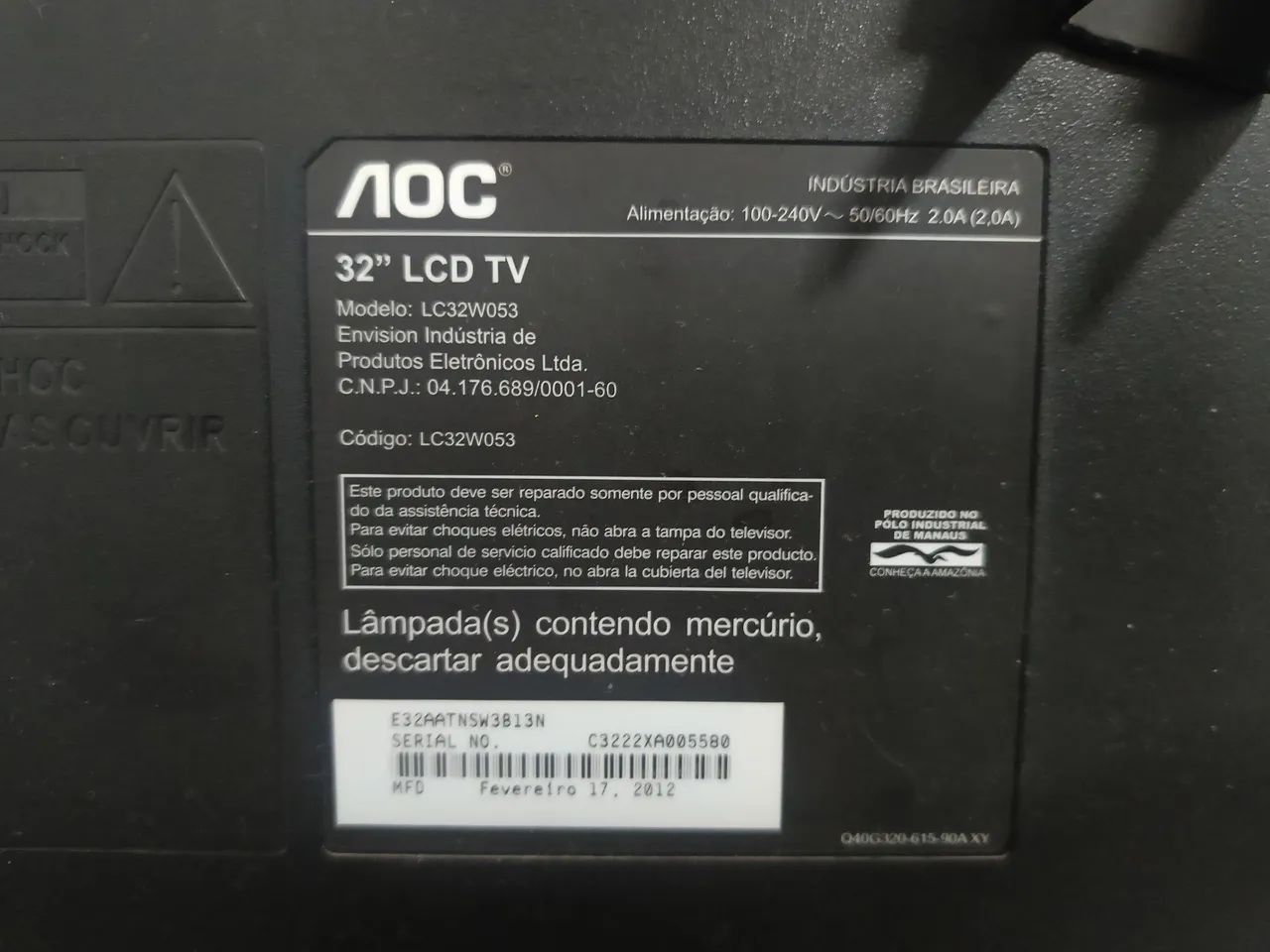 TV 32" AOC  - Foto 4