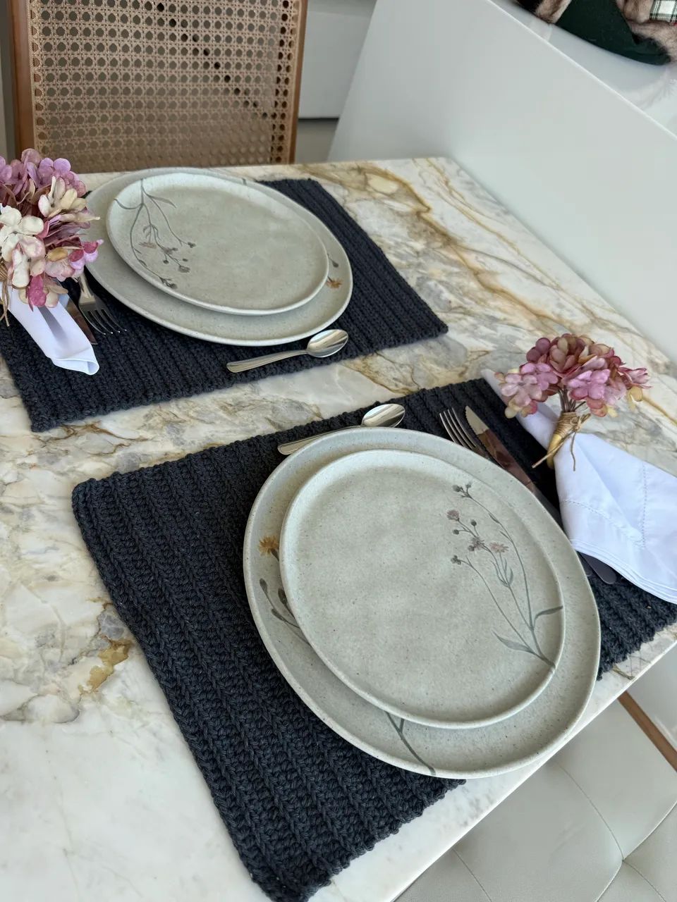 Conjunto de louças com 12 peças 