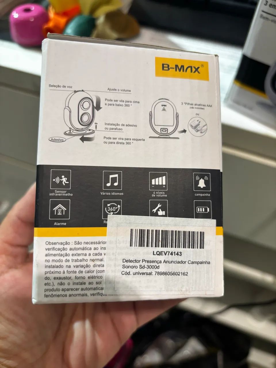 Sensor de porta - 2 unidades  - Foto 4