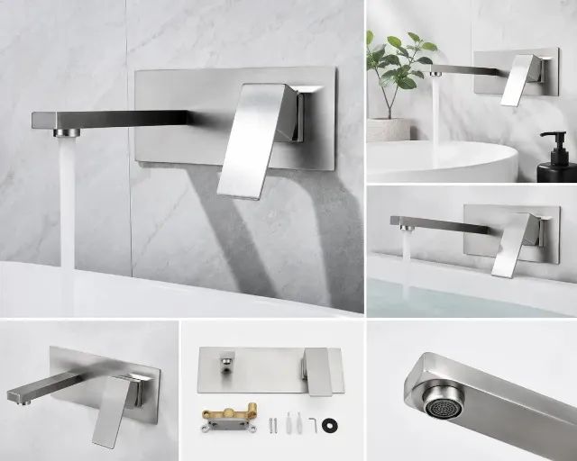 Torneira de Parede Banheiro Monocomando Metal | Avaria Estética - Foto 3
