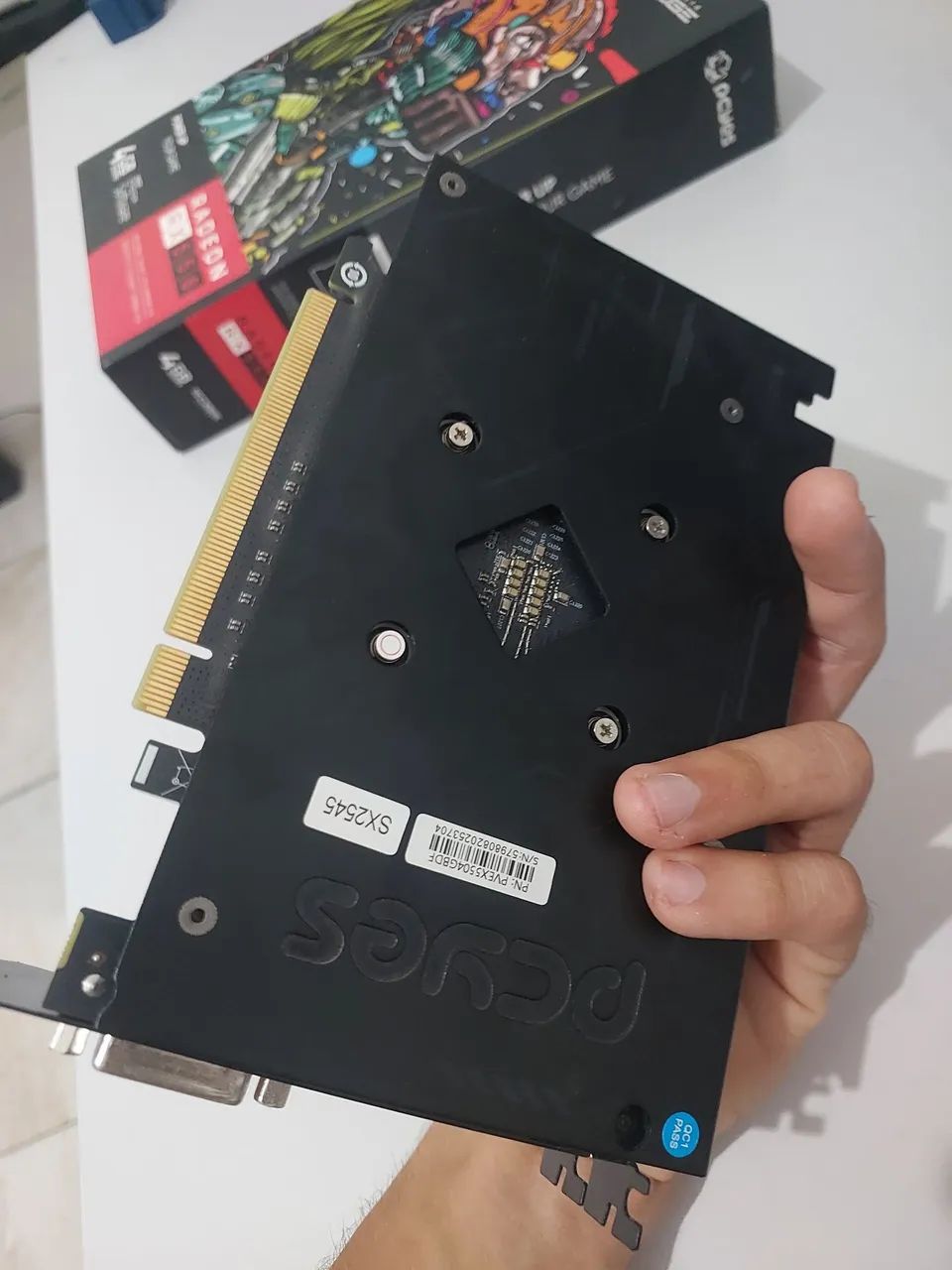 RX 550 NA CAIXA. com garantia ainda - Foto 4