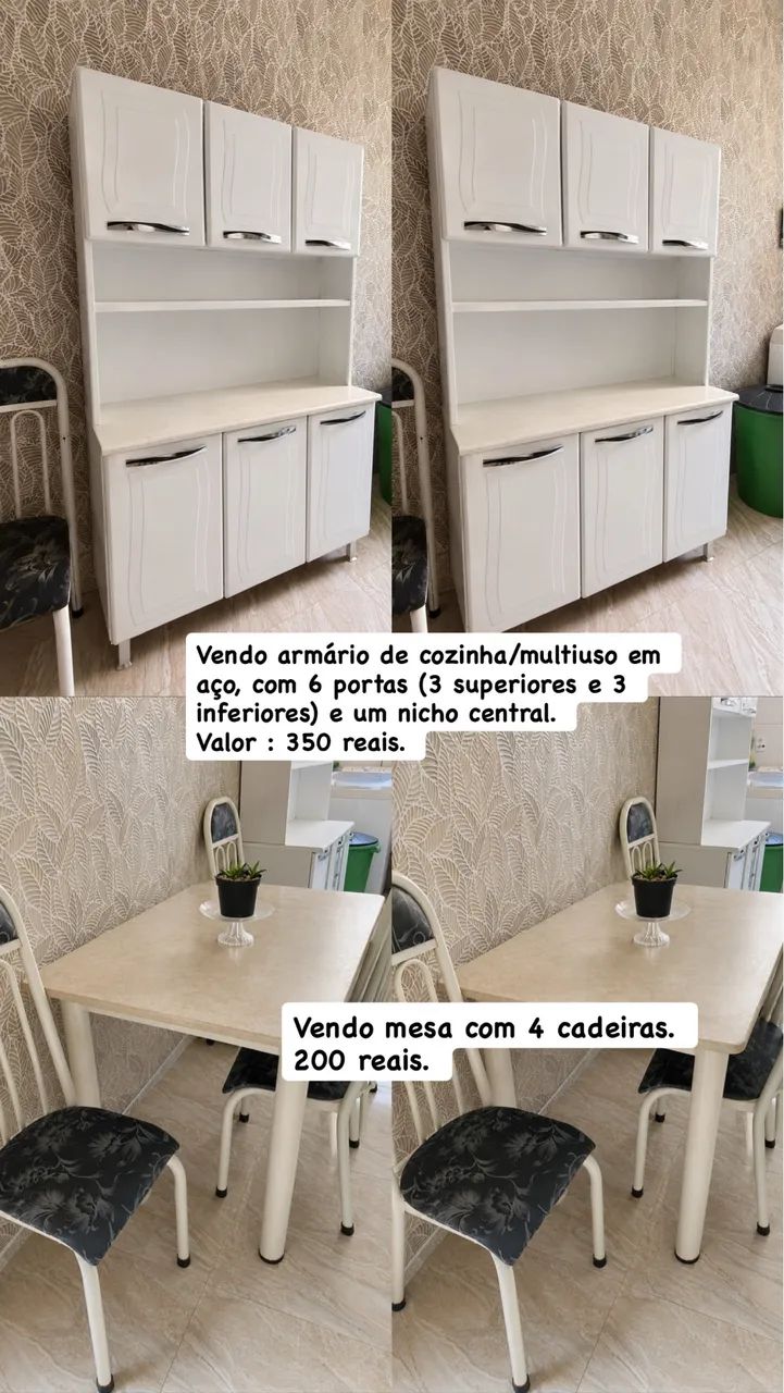 Armário e mesa 