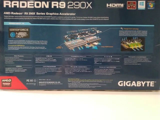 Placa Vídeo Gigabyte R9 290X 4Gb Gddr5 512 Bits - Foto 5