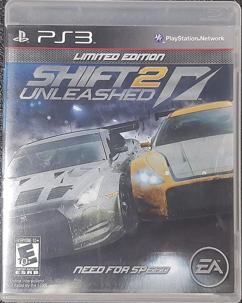 Shift 2 unleashed limited edition ps3 semi-novo