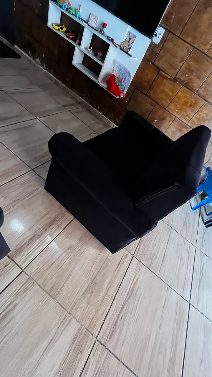 Sofá preto - Foto 2