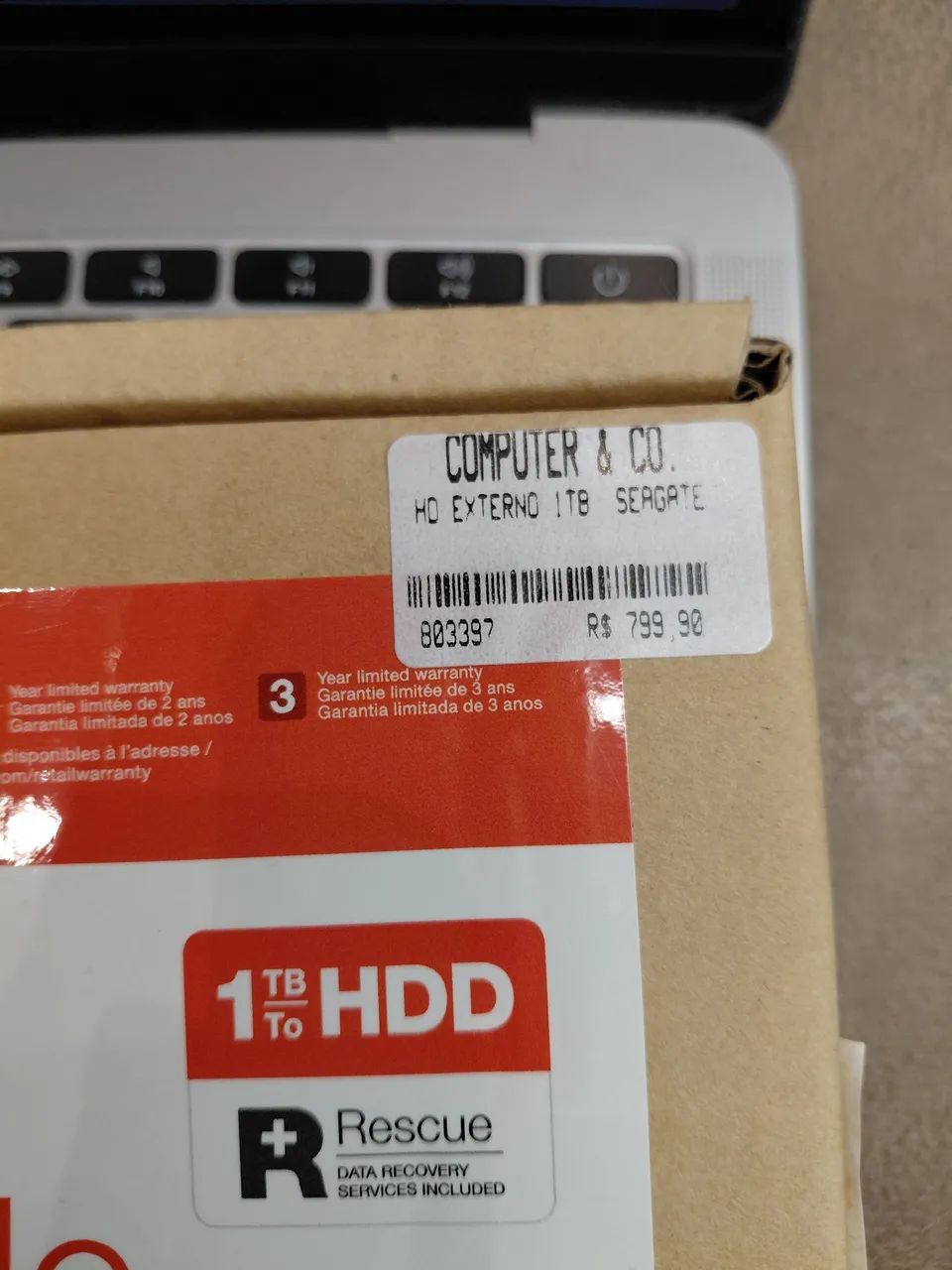 Hd externo 1tb Seagate Novo - Foto 2