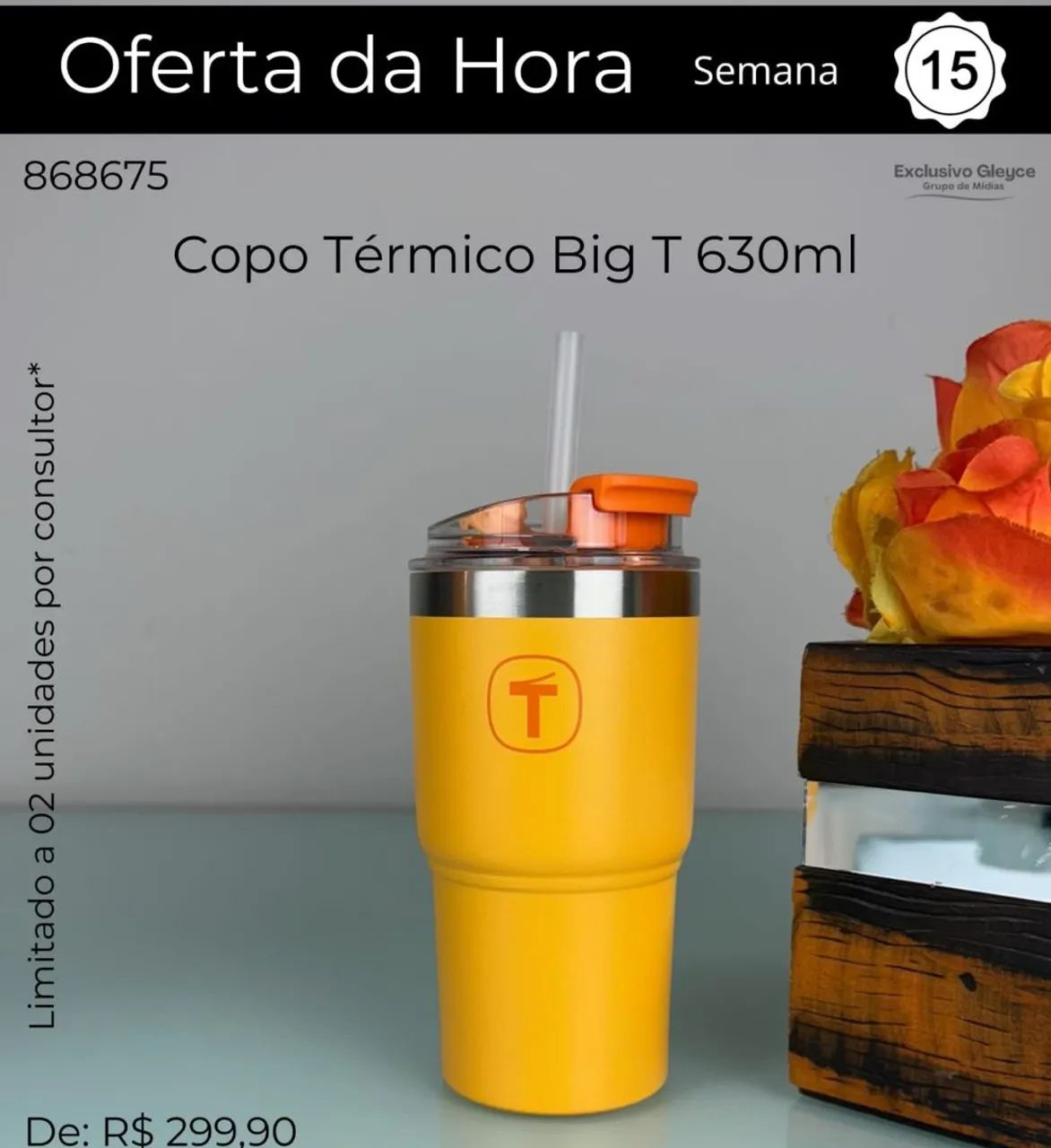 Copo big t Tupperware