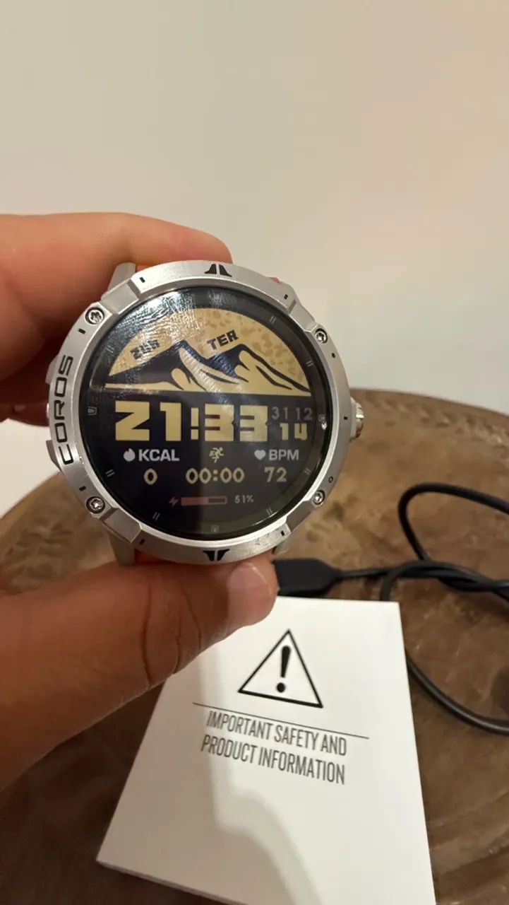 Coros vertix 2 51 mm sapphire 