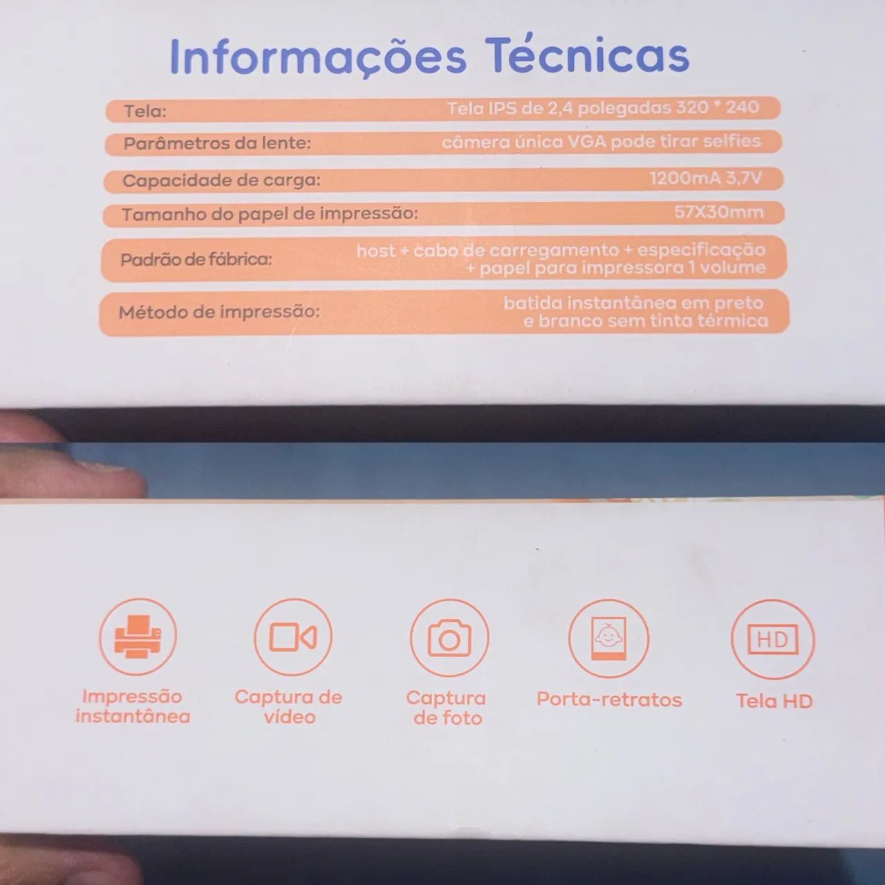 Câmera Instantânea Infantil - INOVA - Foto 5