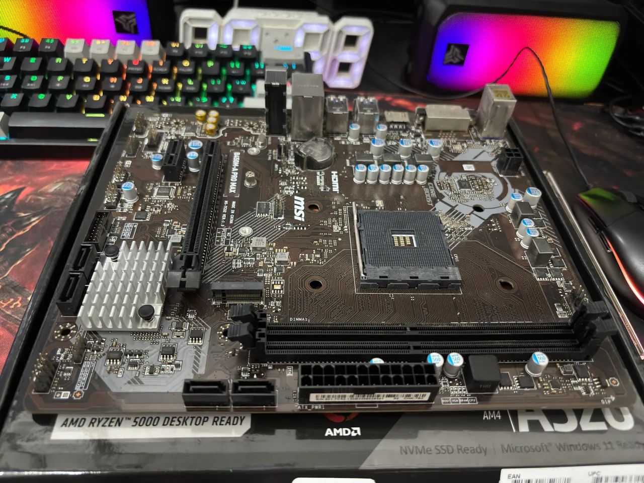 PLACA MÃE MSI B450 A PRO MAX - Foto 4