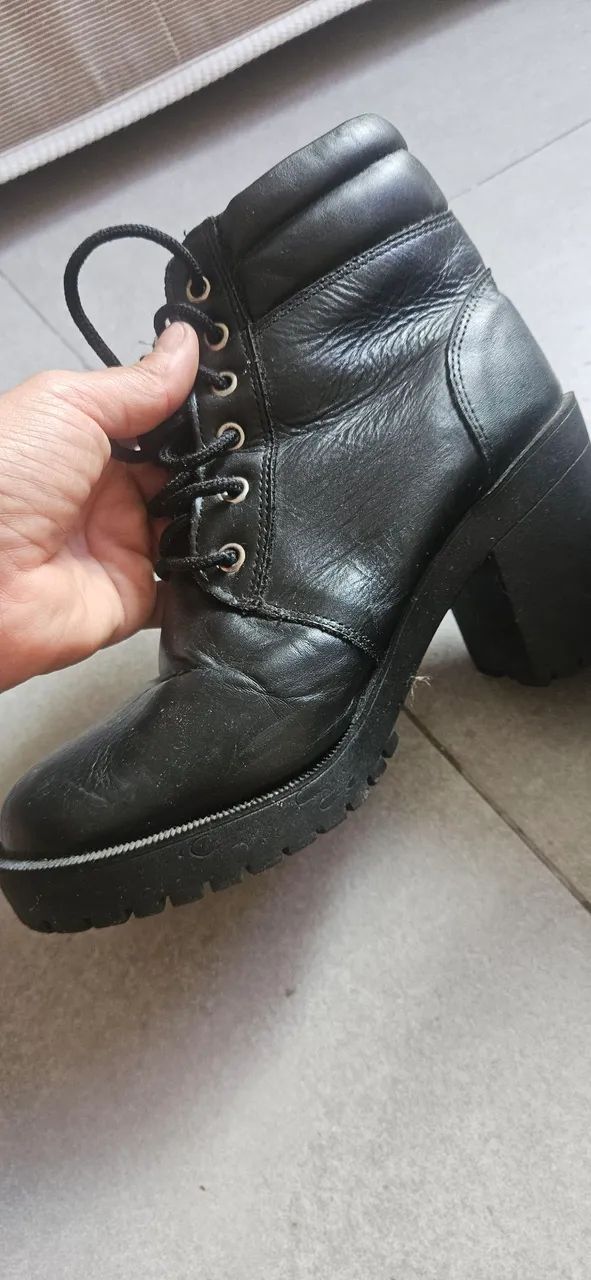 Bota couro tratorada - Foto 5