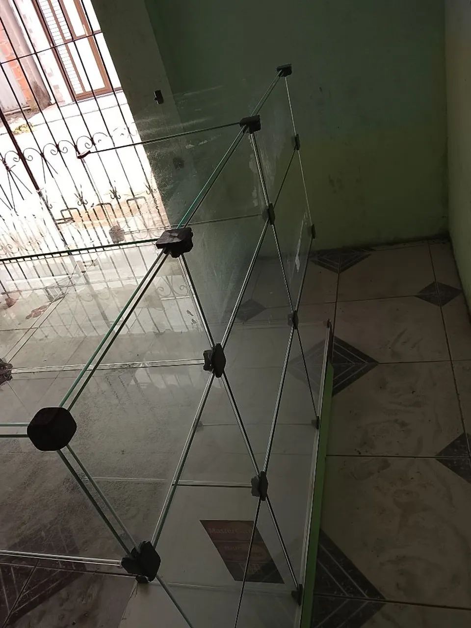 Uma vitrine de venda