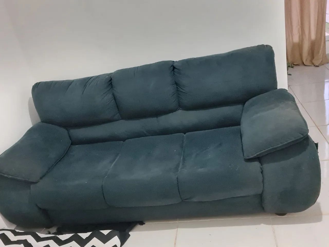 Vendo sofá usado 3 lugares 