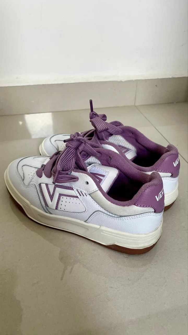 Vans Upland Branco e Rosa original - Foto 2