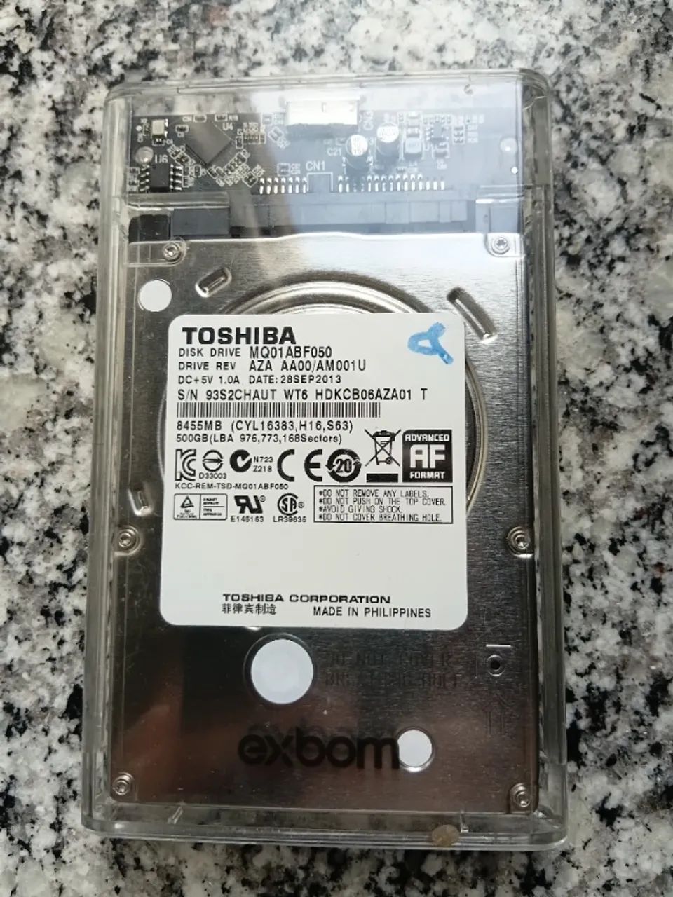 HD Externo Portátil TOSHIBA 500Gb - Armazenamento - Setor Leste