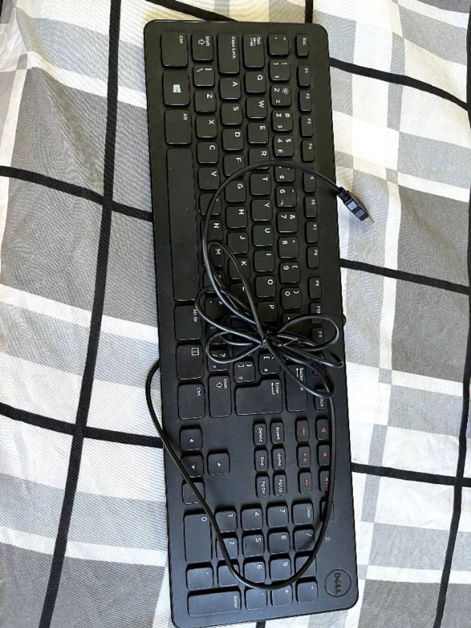 Teclado Dell com fio com detalhe - Foto 3