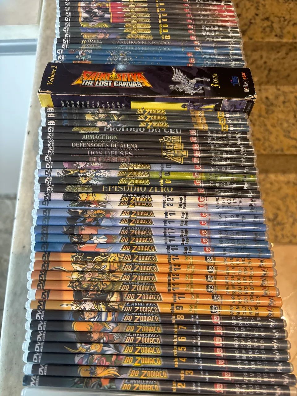Coleção completa dos cavaleiros do zodíaco - CDs, DVDs etc - São